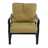 Byron Manor Avignon Garden Coffee Table with 4 Windsor Deluxe Lounge Chair Set