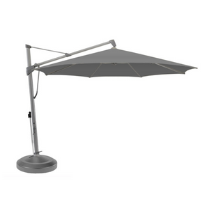 Glatz Sombrano 3m Square Parasol with Liro 150kg Moveable Base
