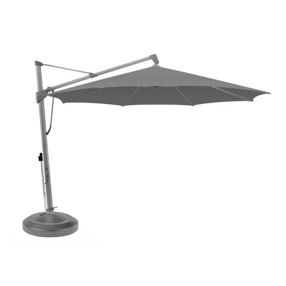 Glatz Sombrano 3m Square Parasol with Liro 150kg Moveable Base