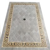 Byron Manor Burlington Stone Garden Dining Table