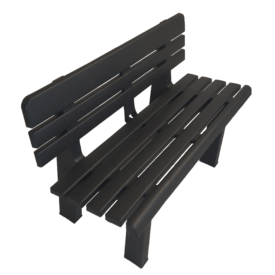Trabella Genaro Garden Bench in Anthracite