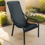 Nardi Net Lounge Chair in Anthracite
