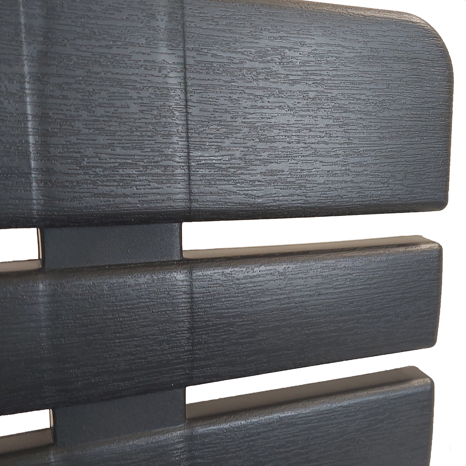 Trabella Genaro Garden Bench in Anthracite
