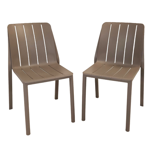 Nardi Tiberina Bistrot Chair Turtle Dove - Pack of 2