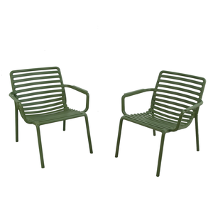 Nardi Doga Relax Outdoor Chair in Olive Green
