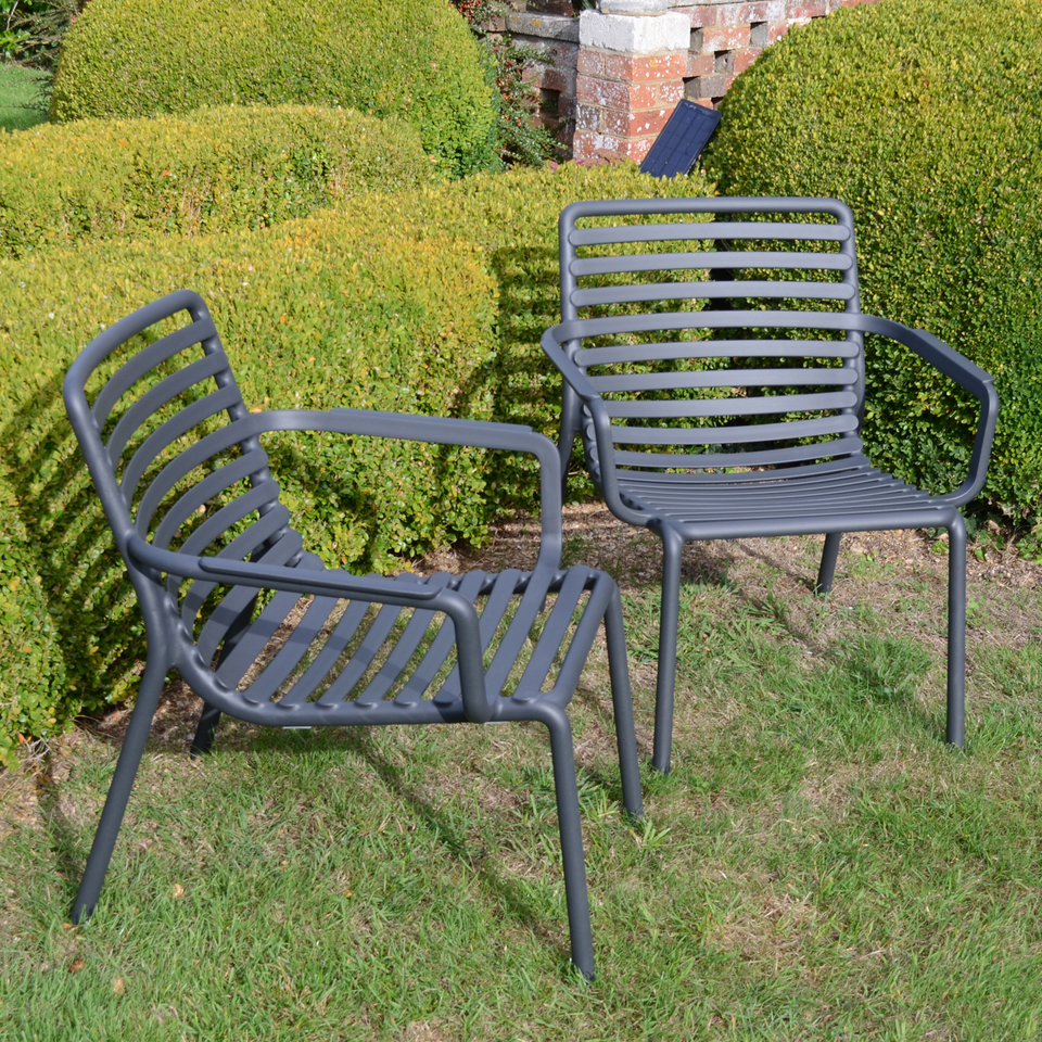 Nardi Doga Relax Outdoor Chair in Anthracite