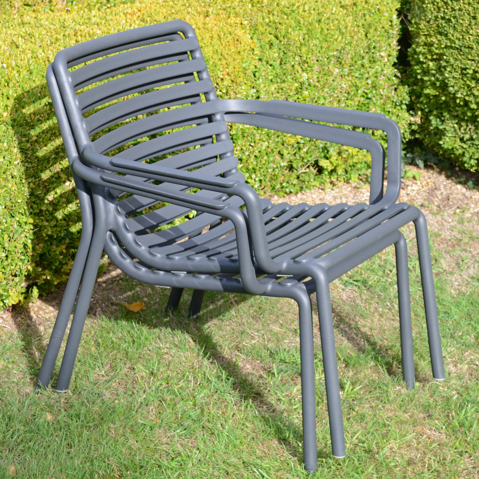 Nardi Doga Relax Outdoor Chair in Anthracite