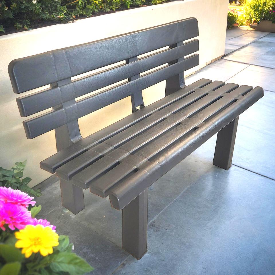 Trabella Genaro Garden Bench in Anthracite
