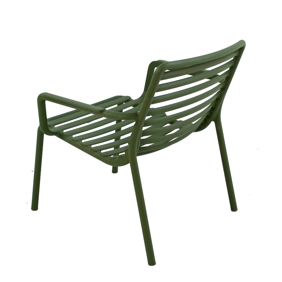 Nardi Doga Relax Outdoor Chair in Olive Green