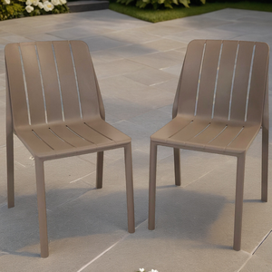 Nardi Tiberina Bistrot Chair Turtle Dove - Pack of 2