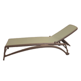 Nardi Atlantico Sun Lounger in Turtle Dove & Olive Green