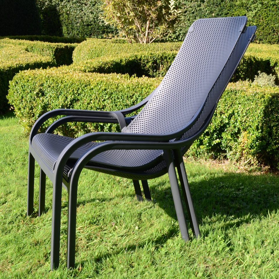 Nardi Net Lounge Chair in Anthracite