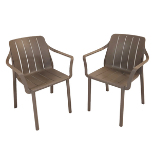 Nardi Tiberina Outdoor Armchair in Turtle Dove - Pack of 2