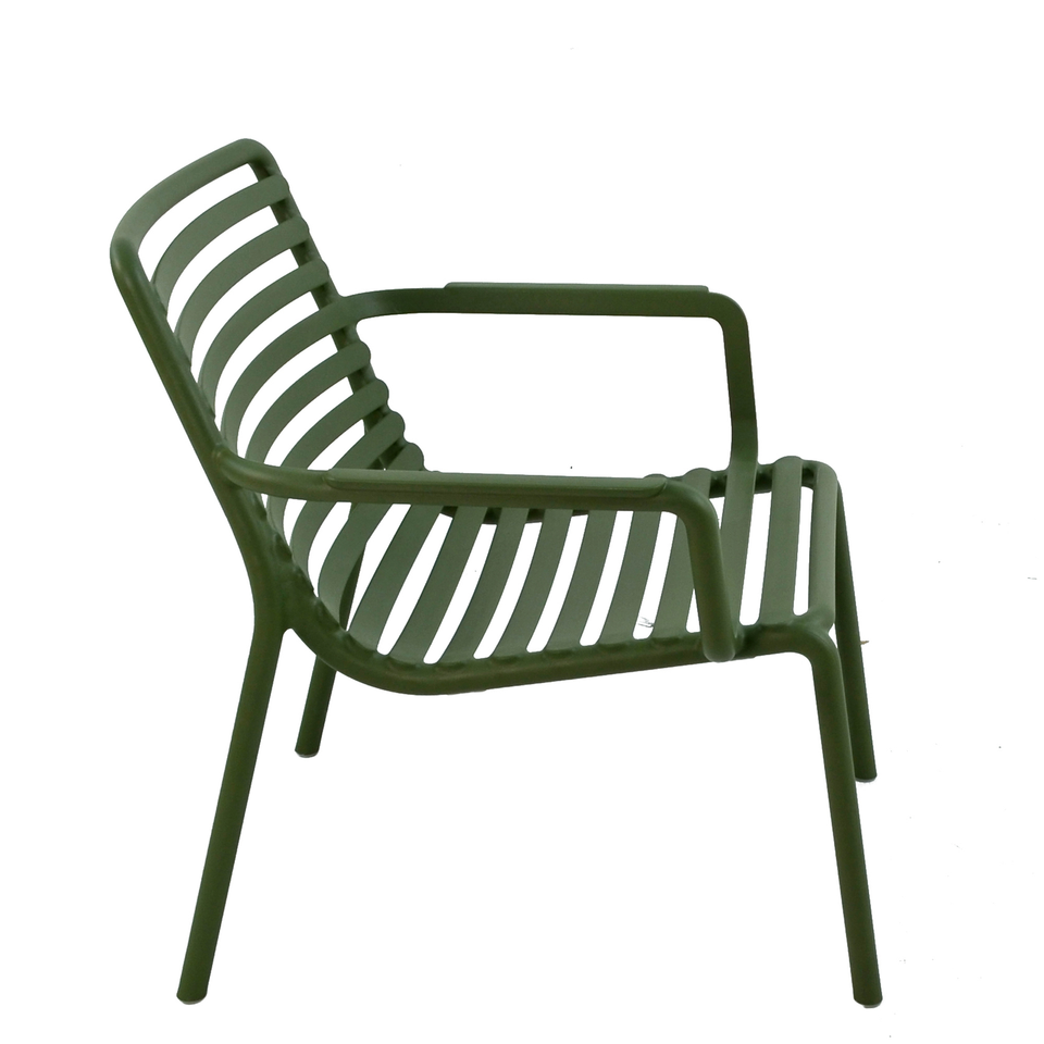 Nardi Doga Relax Outdoor Chair in Olive Green