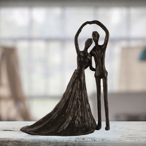 Elur Wedding Dance Elur Statue Figurine 19cm in Mocha Brown