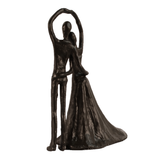 Elur Wedding Dance Elur Statue Figurine 19cm in Mocha Brown