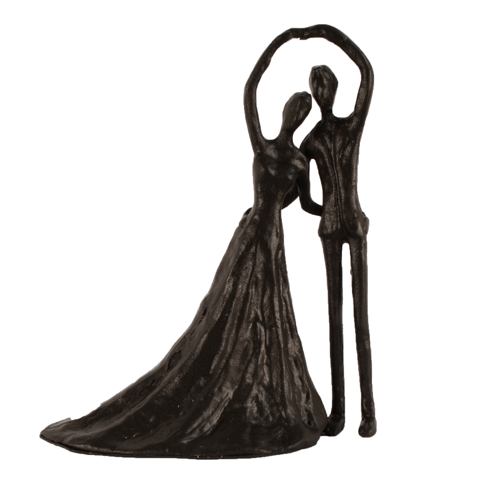 Elur Wedding Dance Elur Statue Figurine 19cm in Mocha Brown