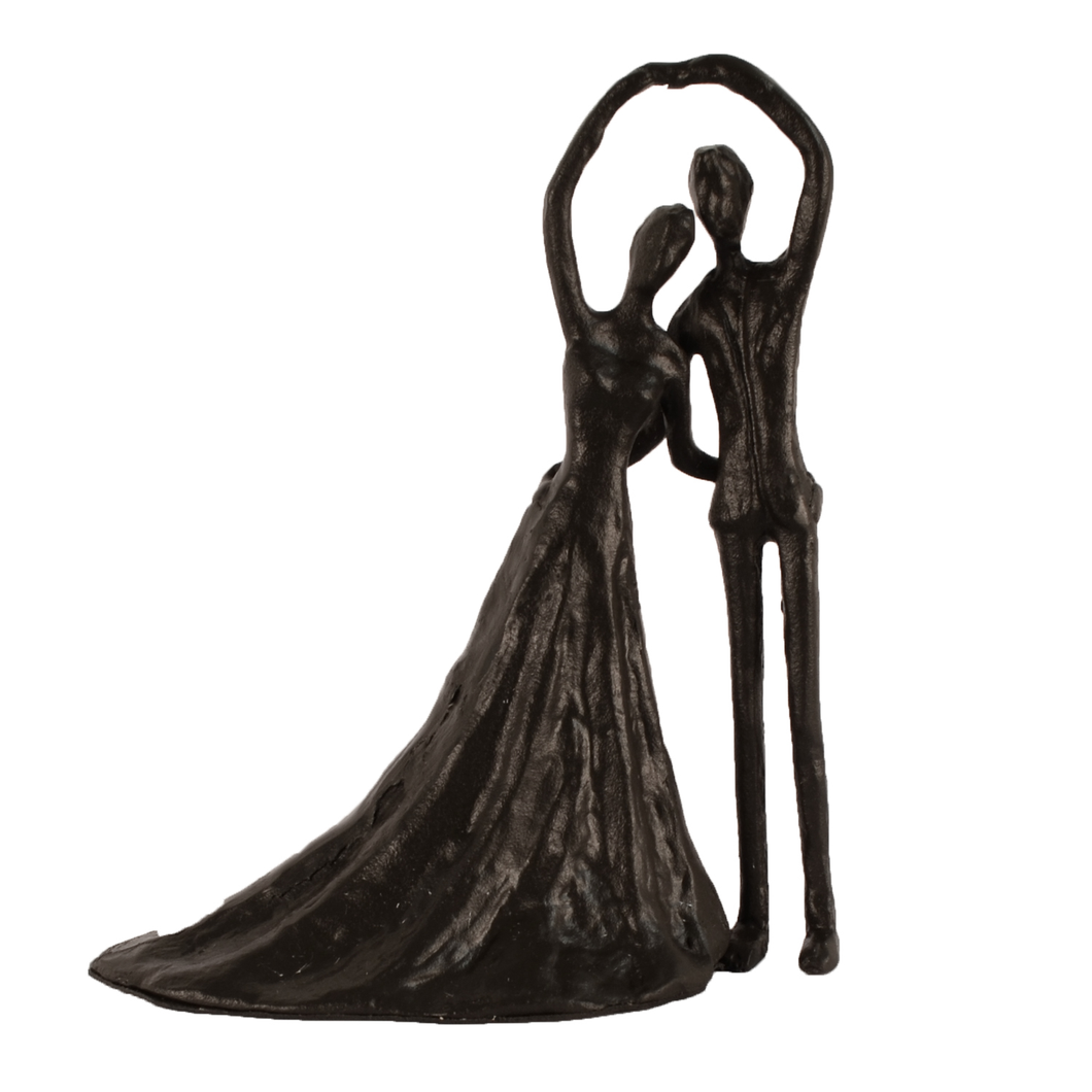 Elur Wedding Dance Elur Statue Figurine 19cm in Mocha Brown
