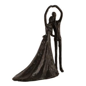 Elur Wedding Dance Elur Statue Figurine 19cm in Mocha Brown