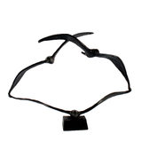 Elur Seagulls Iron Ornament 20cm in Mocha Brown