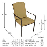 Byron Manor Ascot Garden Dining Chair (Pack of 2)