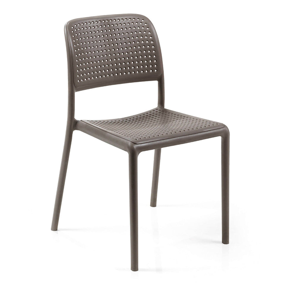 Nardi Turtle Dove Grey Step Table with 2 Bistrot Chair Set