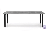 Nardi Turtle Dove Grey Libeccio Extending Table with 2 Darsena & 4 Bora Chair Set