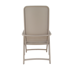 Nardi Turtle Dove Grey Libeccio Extending Table with 6 Darsena Chair Set