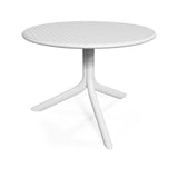 Nardi White Step Table with 2 Bistrot Chair Set