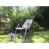 Nardi Turtle Dove Grey Libeccio Extending Table with 2 Darsena & 4 Bora Chair Set