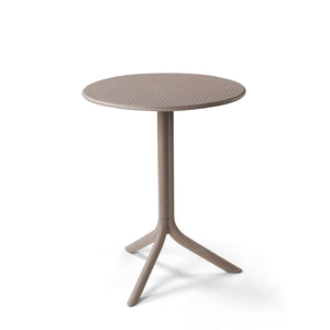 Nardi Turtle Dove Grey Step Table with 2 Bistrot Chair Set