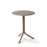 Nardi Turtle Dove Grey Step Table with 2 Bistrot Chair Set