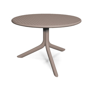 Nardi Turtle Dove Grey Step Table with 2 Bistrot Chair Set