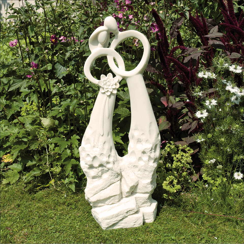 Solstice Sculptures Just Married Ivory Effect