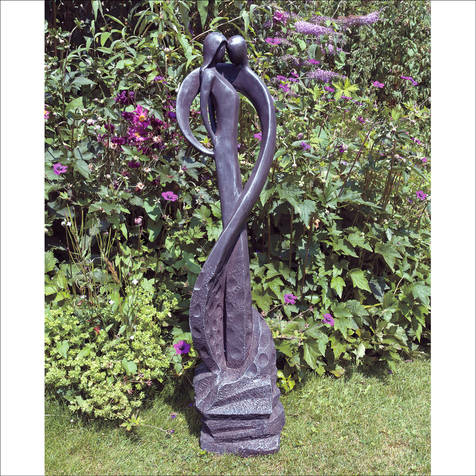 Solstice Sculptures Tender Kiss Ebony Effect