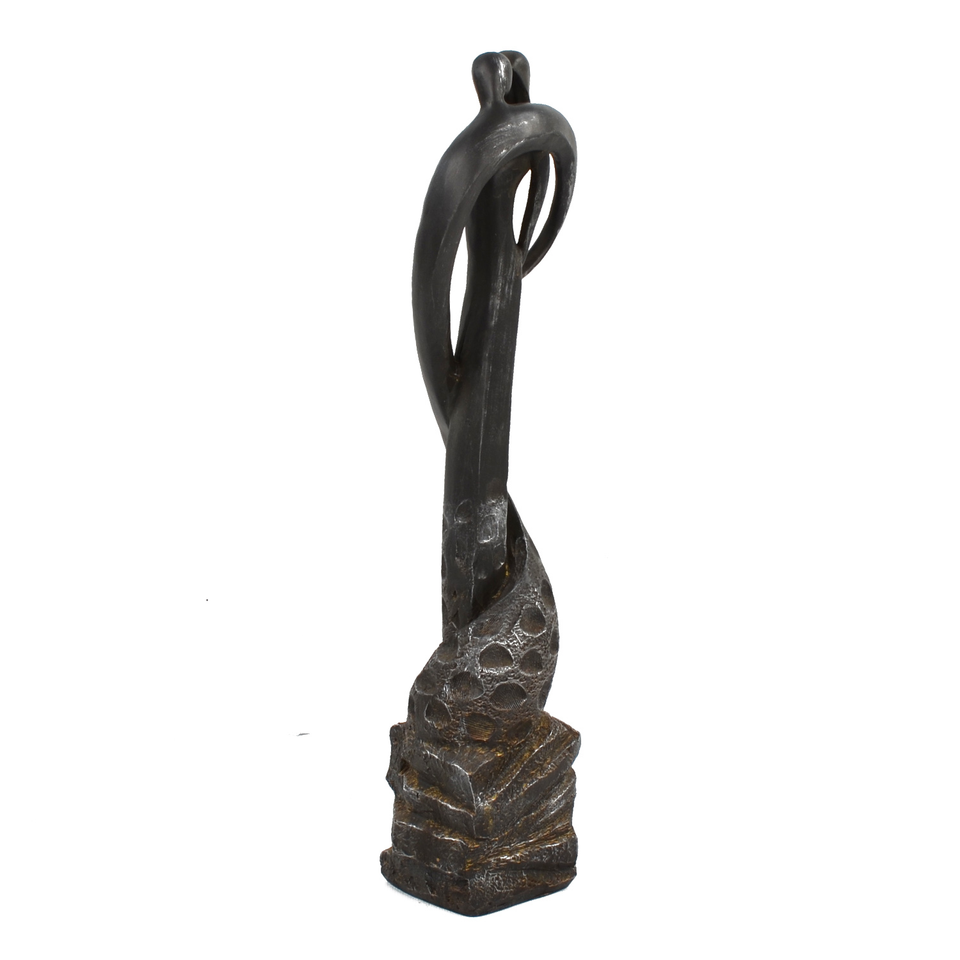 Solstice Sculptures Tender Kiss Ebony Effect