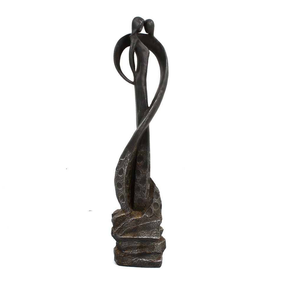 Solstice Sculptures Tender Kiss Ebony Effect