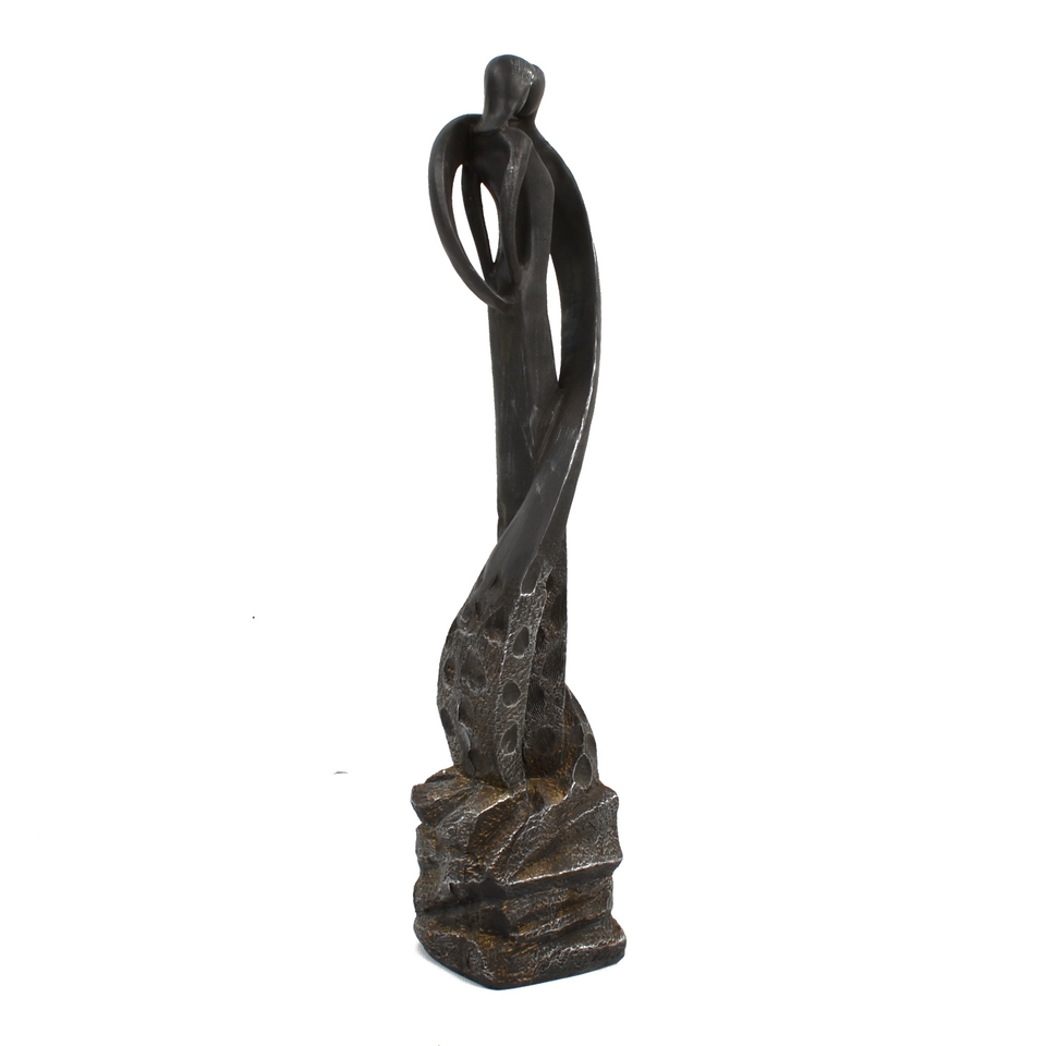 Solstice Sculptures Tender Kiss Ebony Effect