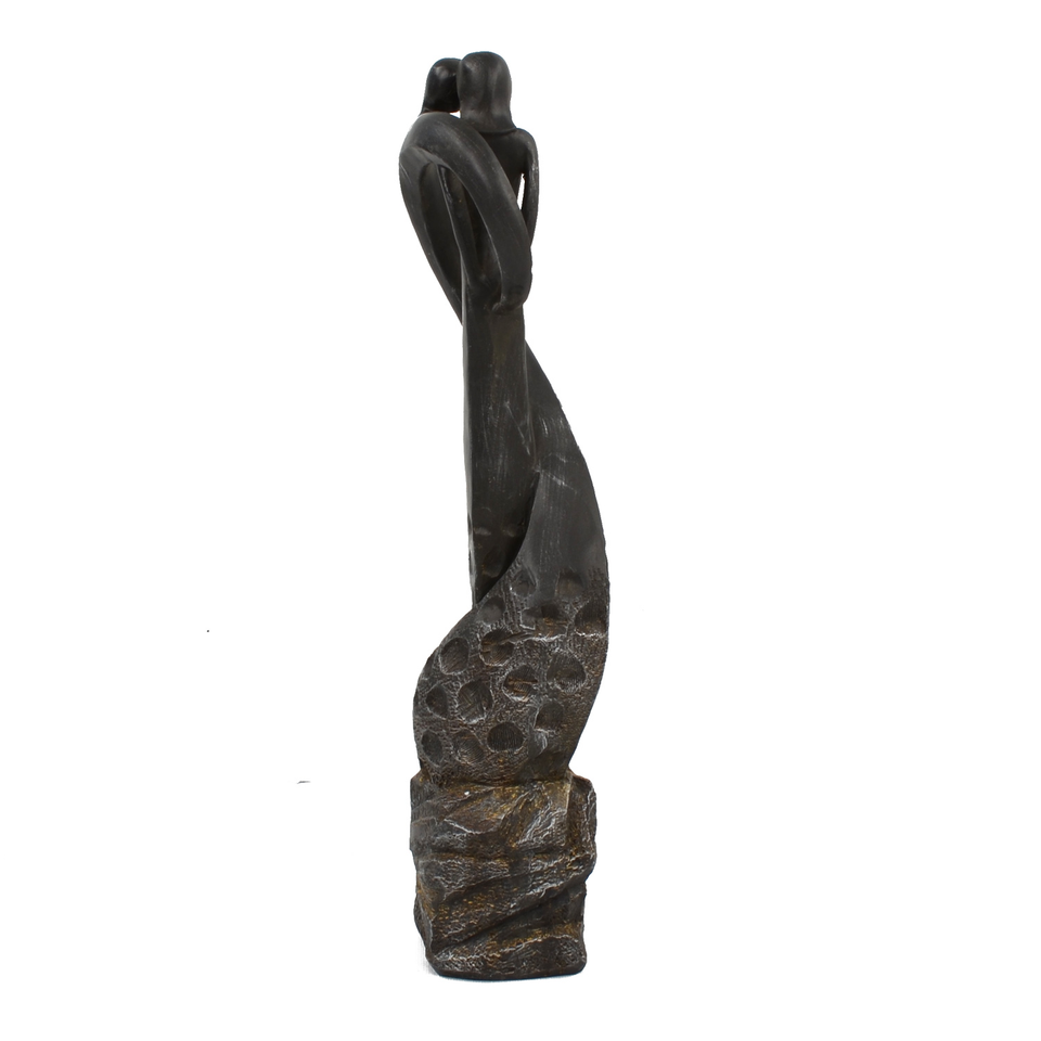 Solstice Sculptures Tender Kiss Ebony Effect