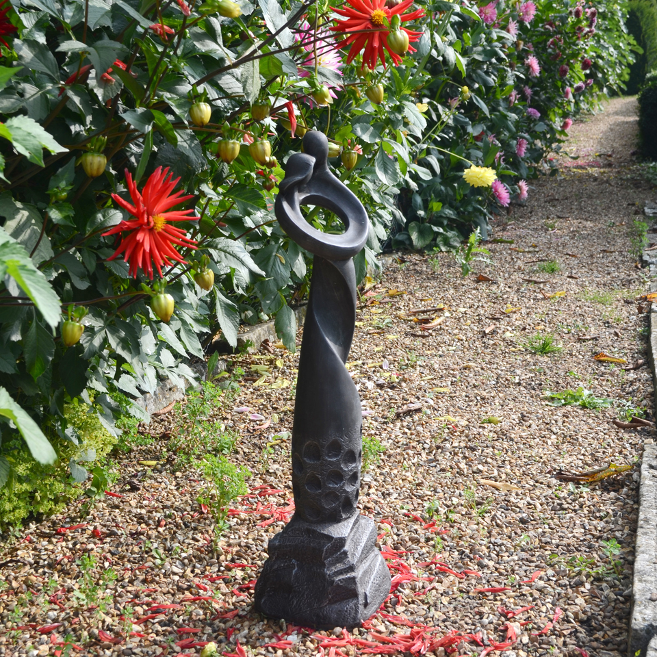 Solstice Sculptures Romantic Twist Ebony Effect