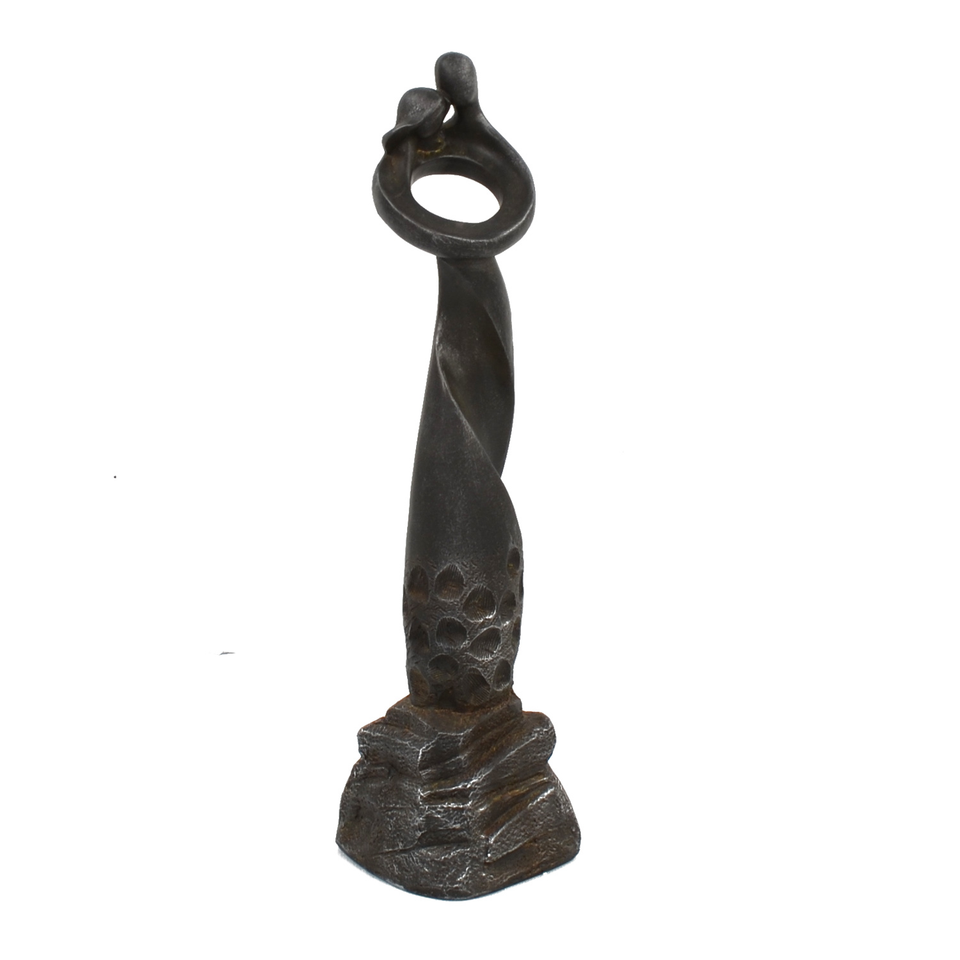 Solstice Sculptures Romantic Twist Ebony Effect