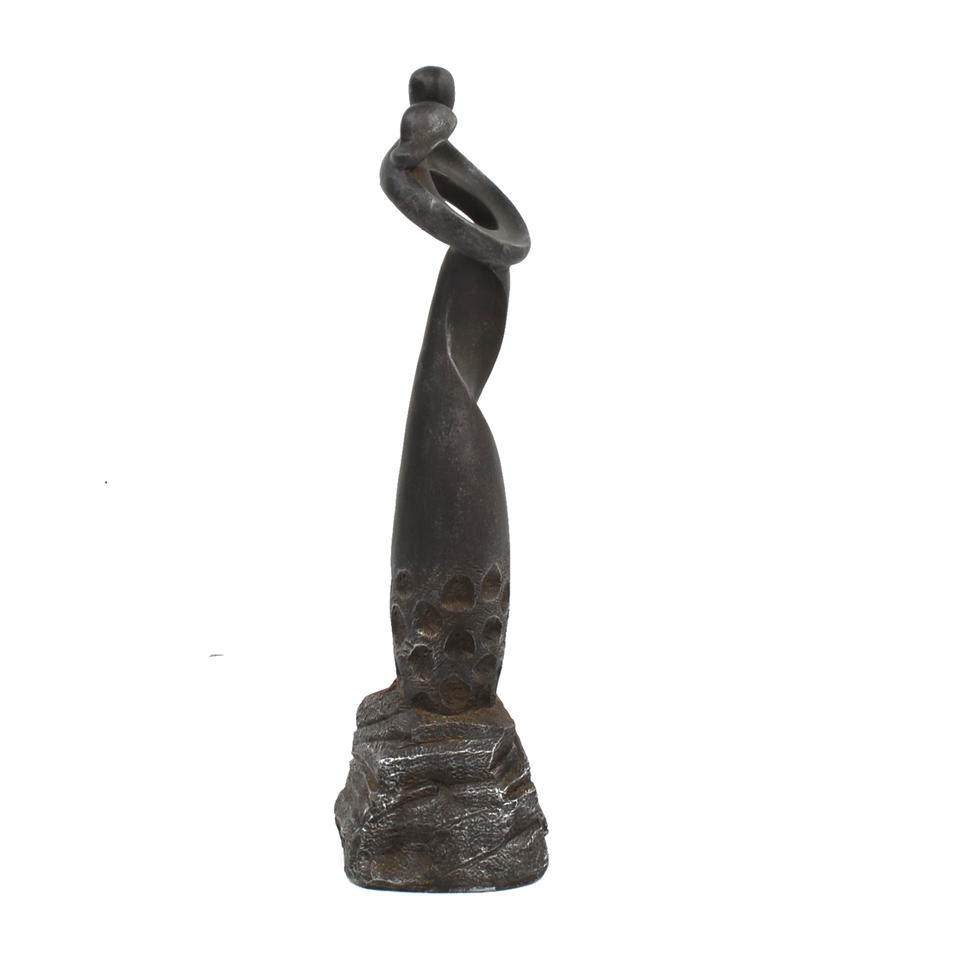 Solstice Sculptures Romantic Twist Ebony Effect