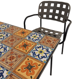 Summer Terrace Tobago Square 60cm with 4 Karin Chairs Garden Set