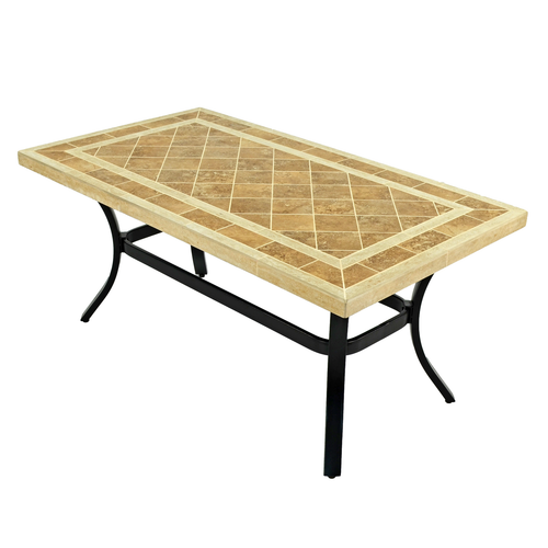 Byron Manor Hampton Garden Stone Rectangular Coffee Table