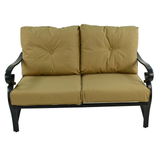 Byron Manor Hampton Garden Stone Rectangular Coffee Table with 2 Windsor Lounge Sofa Set