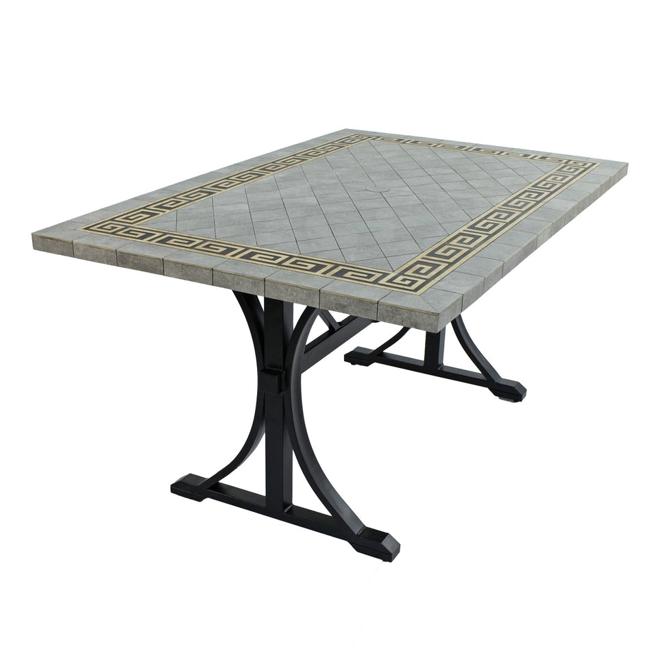 Byron Manor Burlington Stone Garden Dining Table