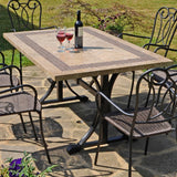 Byron Manor Charleston Stone Garden Dining Table