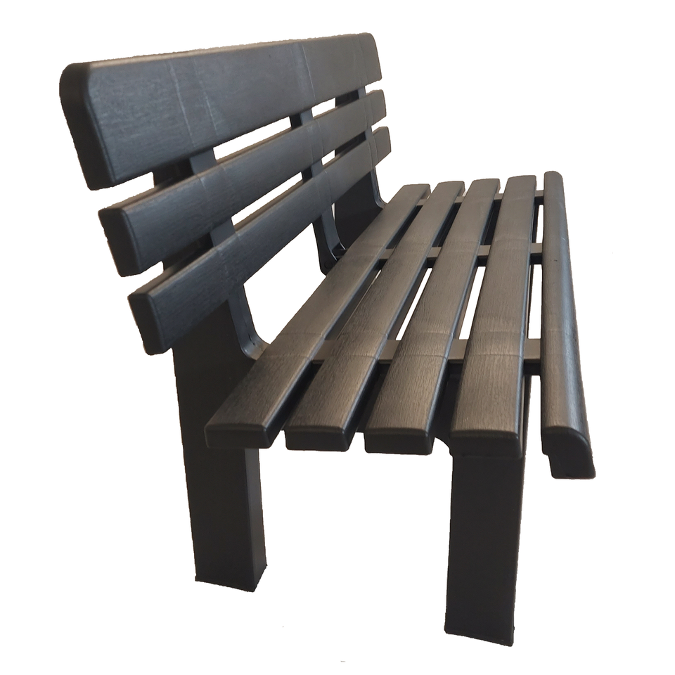 Trabella Genaro Garden Bench in Anthracite