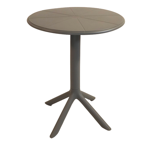 Modura Anders Bistro Garden Table Nickel Grey