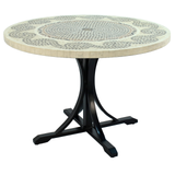 Byron Manor Avignon Garden Dining Table with 4 Ascot Deluxe Chairs Set